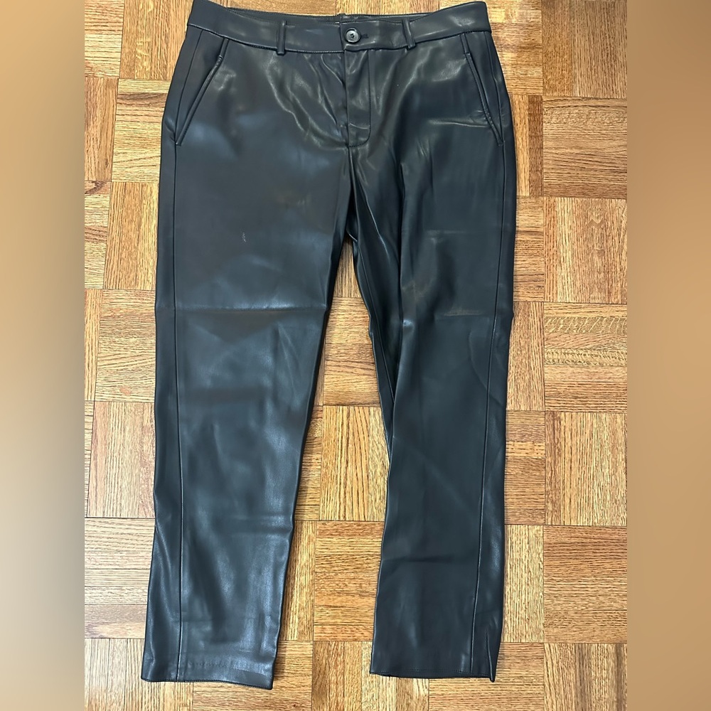 Zara faux leather pants